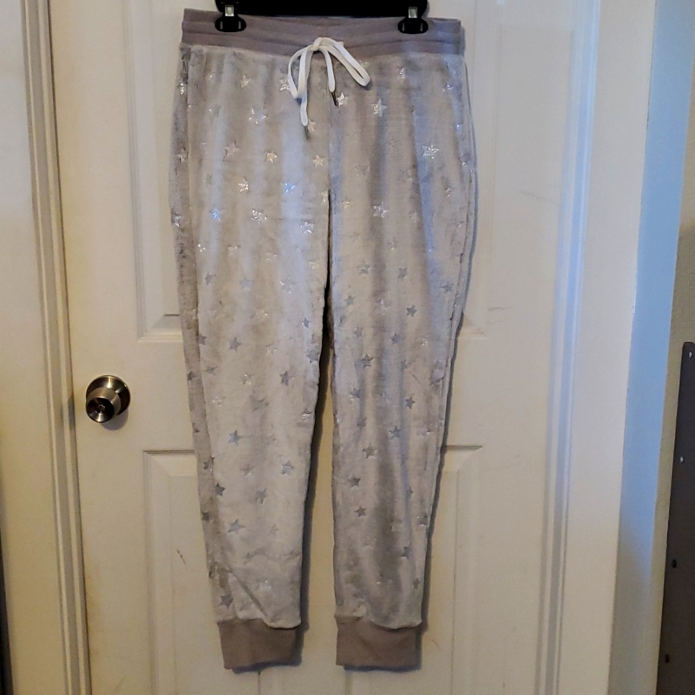 Womens thick plush lounge pants